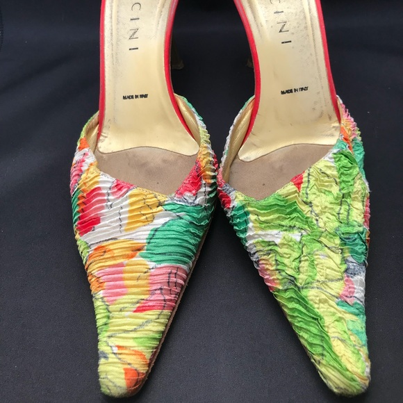 Vicini Shoes - Vicini floral mule heels